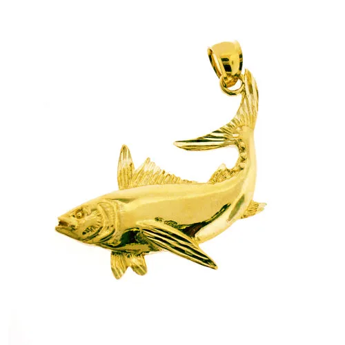 14K Gold Fish Pendant Goldia Necklaces