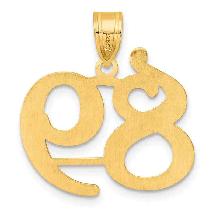 Goldia PreStyled Sets 14k Yellow Gold Polished Number 89 Pendant