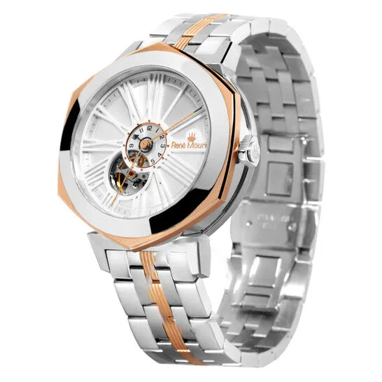 JMS always Rings Original Ren Mouris Mythique GMT Silvertone Dial Mens Watch 70108RM3 JMS always Rings Original Ren Mouris Mythique GMT Silvertone Dial Mens Watch 70108RM3