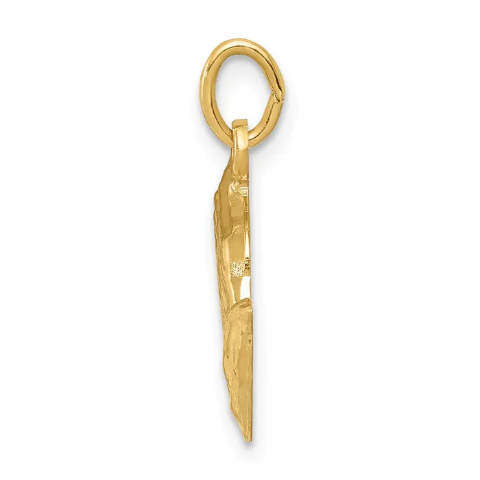 14k Praying Hands Charm TreasureFineJewelers Charm Necklaces