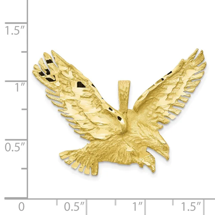 Charm Necklaces TreasureFineJewelers 10k Eagle Charm