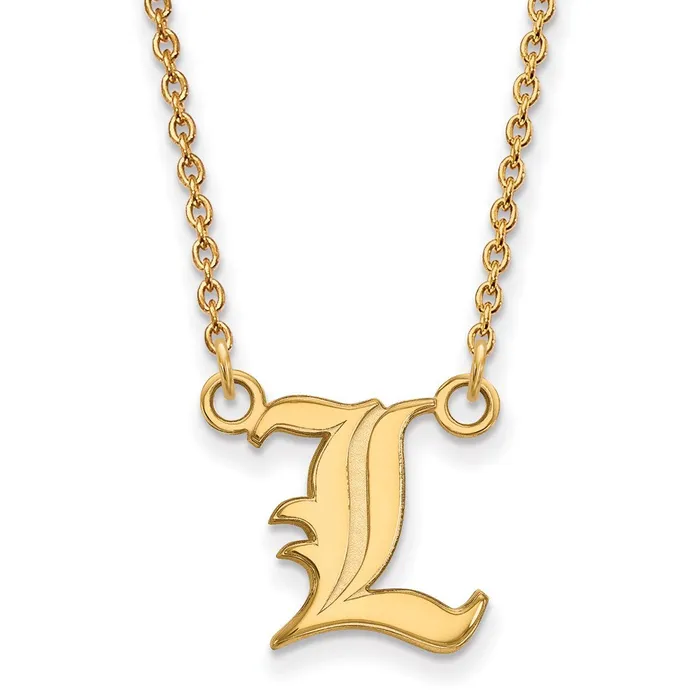 Necklaces 14K Yellow Gold University of Louisville Small Pendant with Necklace TreasureFineJewelers Necklaces 14K Yellow Gold University of Louisville Small Pendant with Necklace TreasureFineJewelers