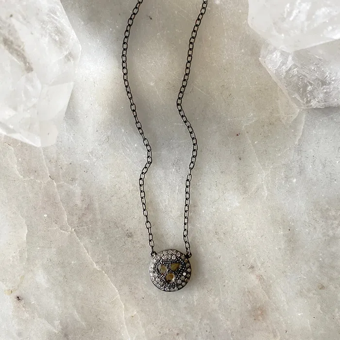 Necklaces Diamond Slice Collar Necklace Robindira Unsworth
