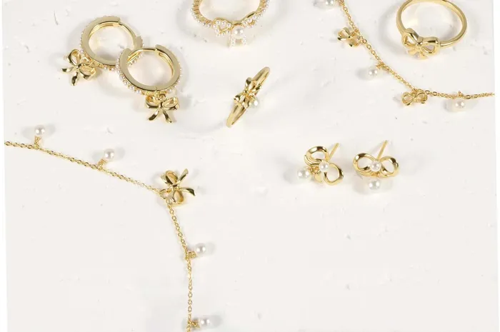 Necklaces Elegance Pearl Bow Charm Necklace Trendolla Jewelry