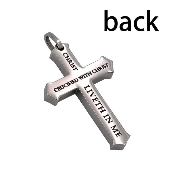 Necklaces North Arrow Shop GALATIANS 220 Crown Of Thorns Cross Necklace Stainless Steel Curb Chain Necklaces North Arrow Shop GALATIANS 220 Crown Of Thorns Cross Necklace Stainless Steel Curb Chain