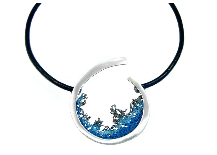 Necklaces Orfega Wave Necklace Large Necklaces Orfega Wave Necklace Large