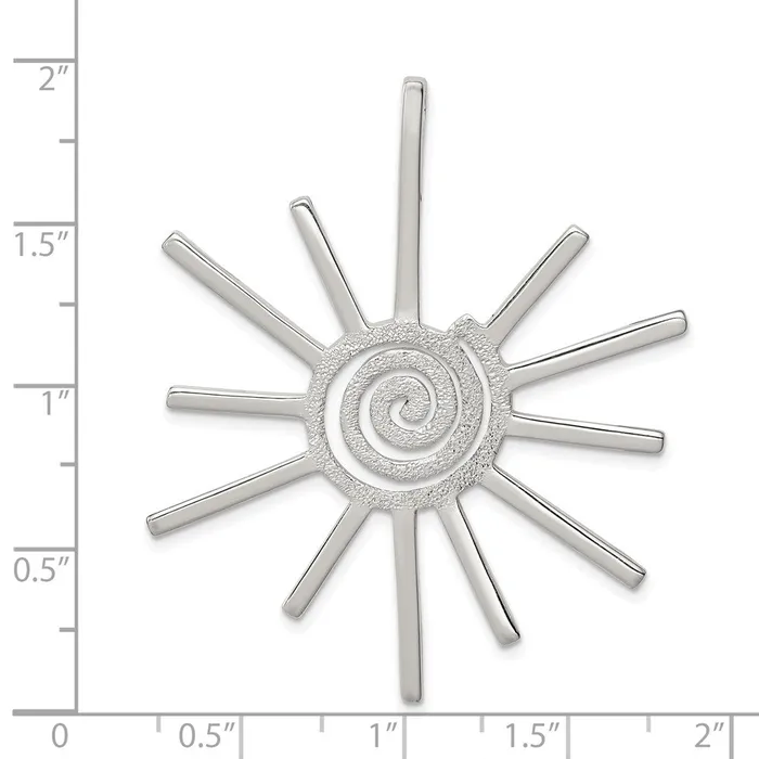 Necklaces TreasureFineJewelers Sterling Silver Fancy Pendant