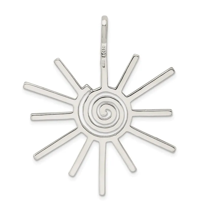 Necklaces TreasureFineJewelers Sterling Silver Fancy Pendant