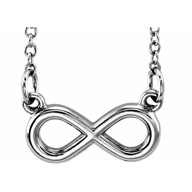 Necklaces TreasureFineJewelers Sterling Silver InfinityInspired 1618 Necklace Necklaces TreasureFineJewelers Sterling Silver InfinityInspired 1618 Necklace