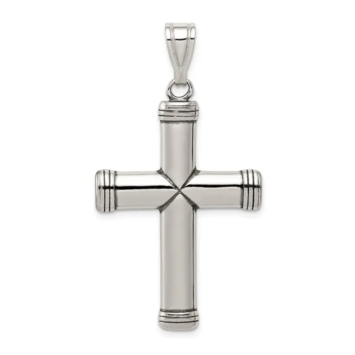 Necklaces TreasureFineJewelers Sterling Silver Latin Cross Pendant