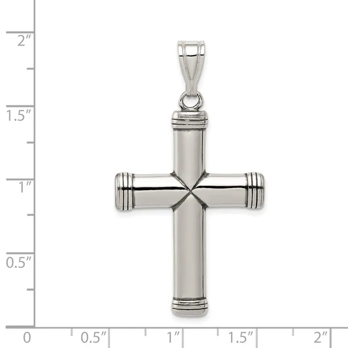 Necklaces TreasureFineJewelers Sterling Silver Latin Cross Pendant