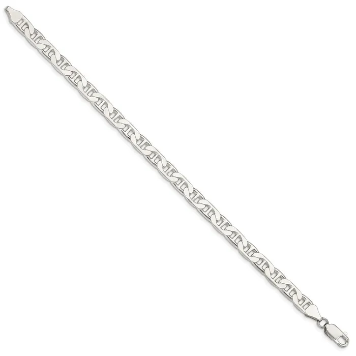 Rings Sterling Silver 65mm Flat Anchor Chain TreasureFineJewelers