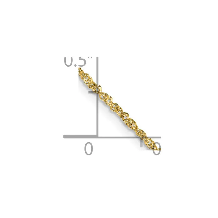 TreasureFineJewelers Necklaces 18K Leslies 11mm Singapore Chain