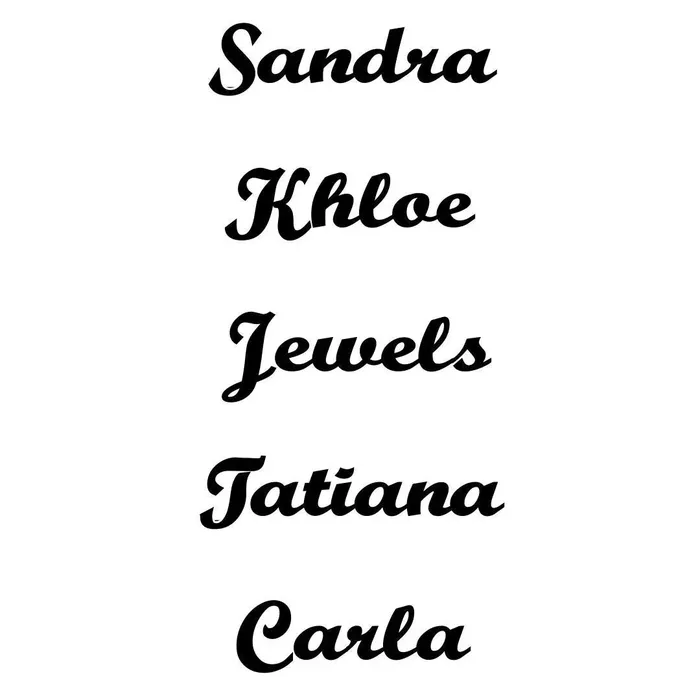 KHLOE JEWELS Custom Jewelry Necklaces Cute Custom Curb Chain Necklace