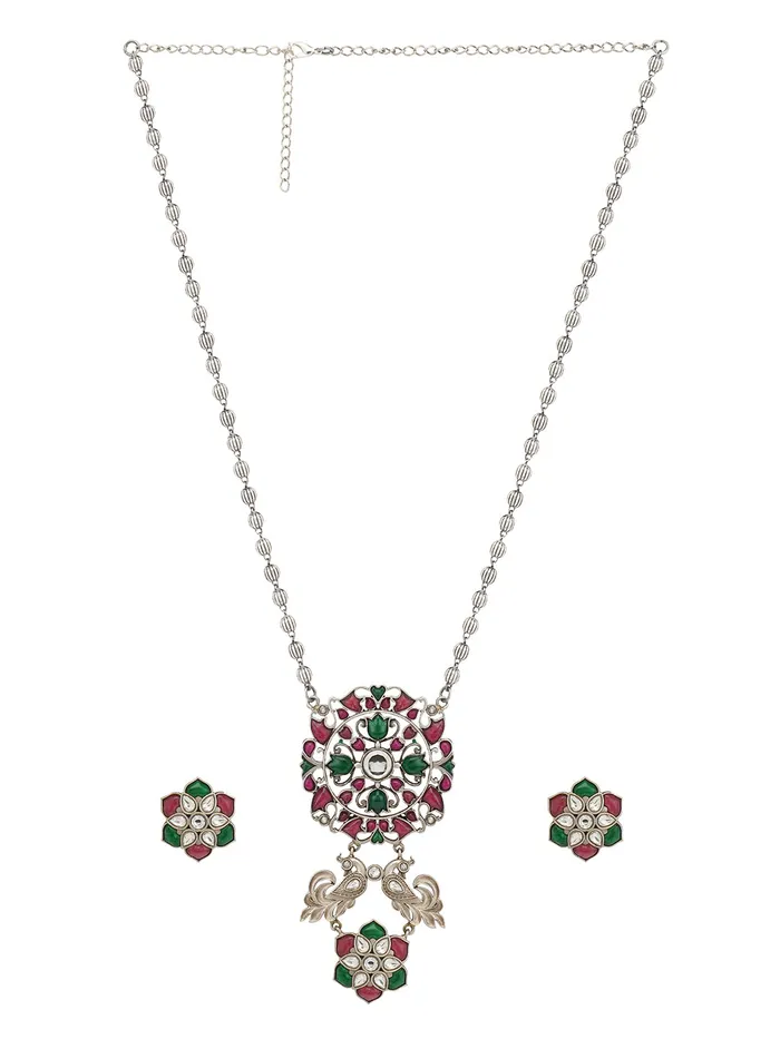 Necklaces Curio Cottage Gypsy Spring Bling Long Necklace Set Necklaces Curio Cottage Gypsy Spring Bling Long Necklace Set