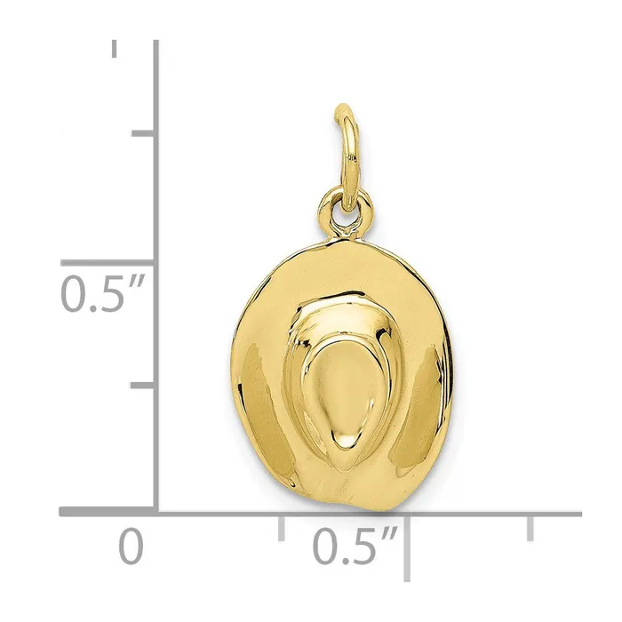 10k Hat CharmWBC10A0562L WB Choice Jewelry Charm Necklaces