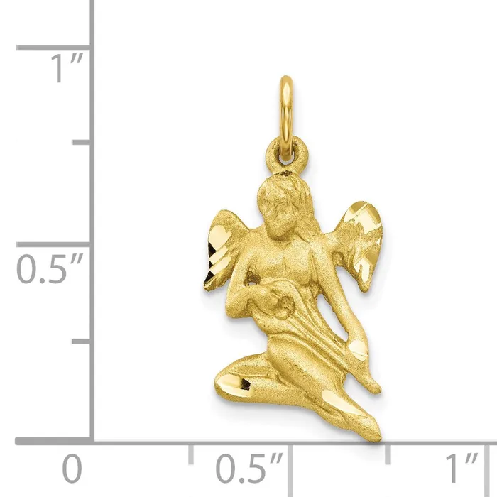 Charm Necklaces WB Choice Jewelry 10k Angel CharmWBC10C55
