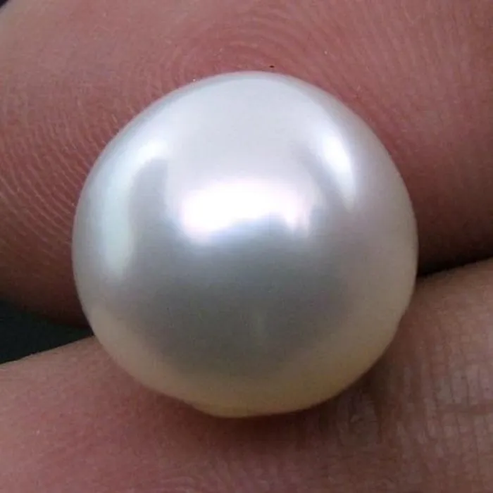 Karizma Jewels Necklaces 92Ct Natural Real South Sea Round White Pearl for Moon Karizma Jewels Necklaces 92Ct Natural Real South Sea Round White Pearl for Moon