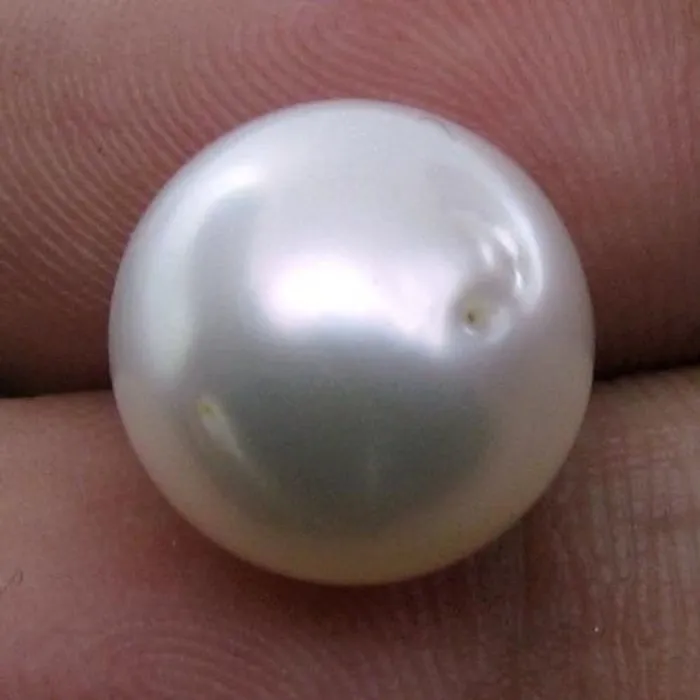 Karizma Jewels Necklaces 92Ct Natural Real South Sea Round White Pearl for Moon Karizma Jewels Necklaces 92Ct Natural Real South Sea Round White Pearl for Moon