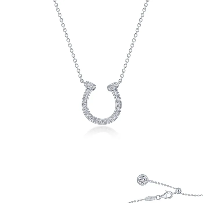 Lafonn Necklaces Pave Horseshoe Necklace
