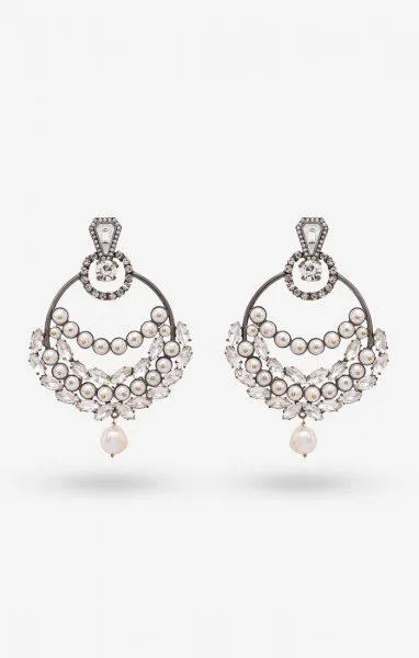 Laurel Pearl Diamond Earrings PRERTO ECOMMERCE PRIVATE LIMITED Earrings