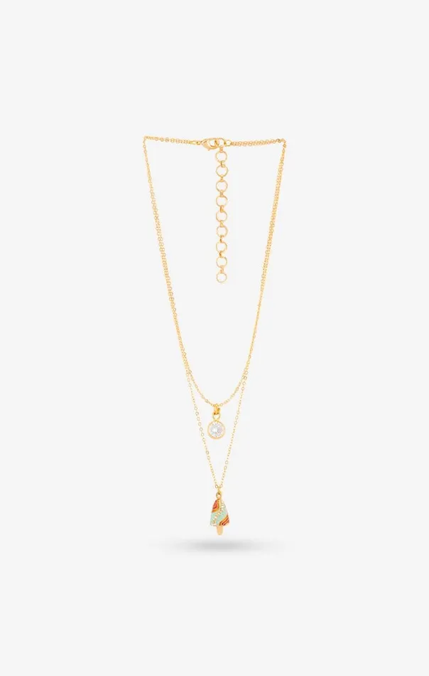 Necklaces Mint Ice Cream Necklace PRERTO ECOMMERCE PRIVATE LIMITED
