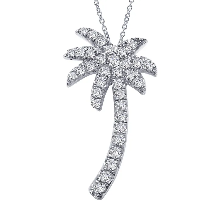 Necklaces Palm Tree Pendant Necklace Lafonn