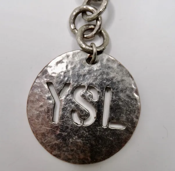 Necklaces Vintage by Misty 1980s Yves Saint Laurent Sea Glass Necklace Necklaces Vintage by Misty 1980s Yves Saint Laurent Sea Glass Necklace