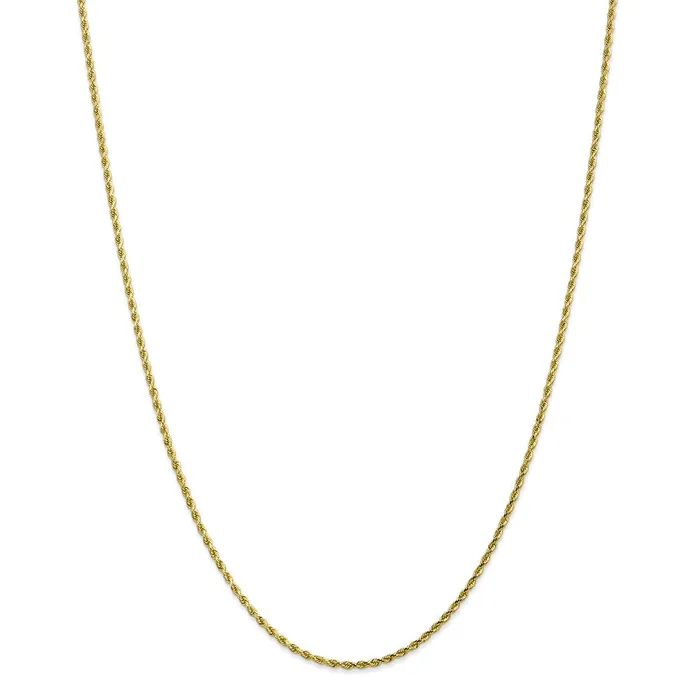 Necklaces WB Choice Jewelry 10k 175mm Diamondcut Rope ChainWBC10K01420