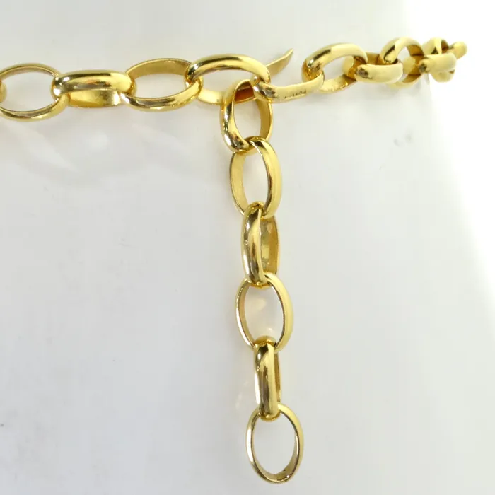 Vintage by Misty Necklaces Chanel 1970s Gold Tone Oversize Pendant Necklace