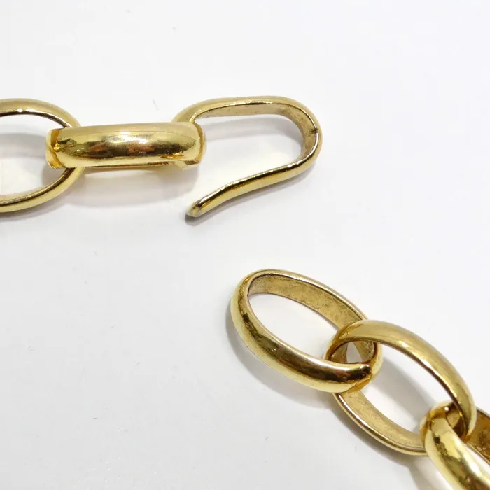 Vintage by Misty Necklaces Chanel 1970s Gold Tone Oversize Pendant Necklace