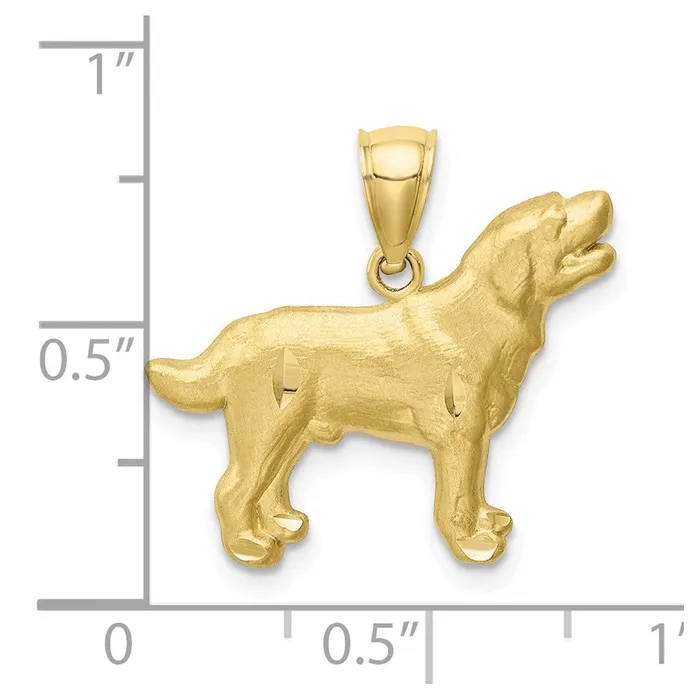 WB Choice Jewelry 10K Diamondcut Labrador Retriever PendantWBC10C4736 Necklaces WB Choice Jewelry 10K Diamondcut Labrador Retriever PendantWBC10C4736 Necklaces