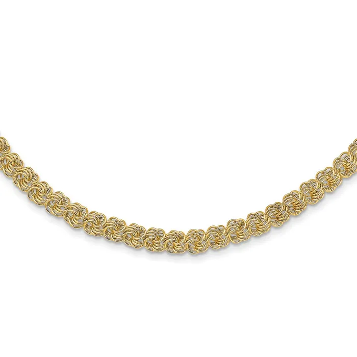 WB Choice Jewelry 14K Polished Fancy Link NecklaceWBCSF282918 Necklaces