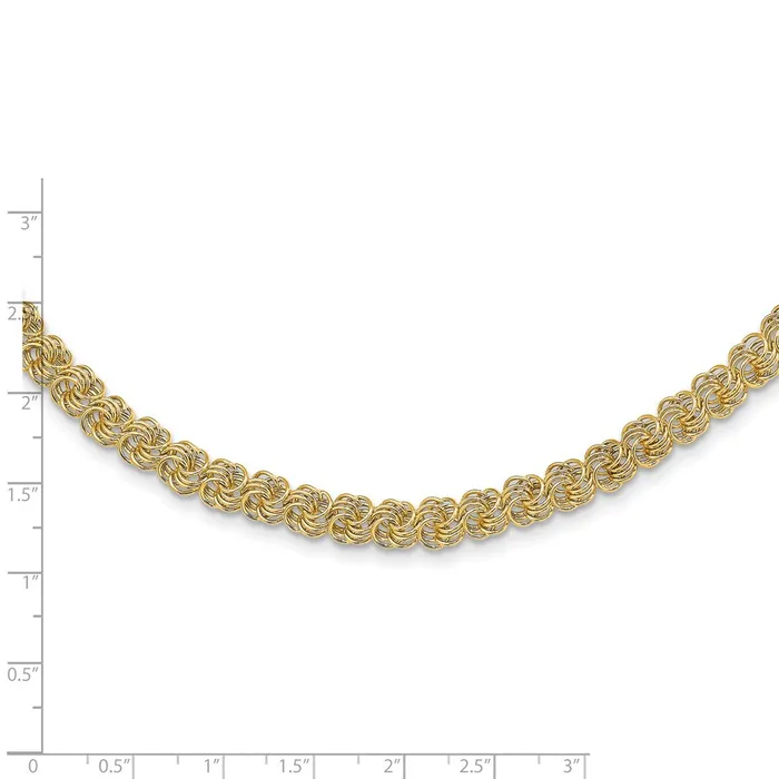 WB Choice Jewelry 14K Polished Fancy Link NecklaceWBCSF282918 Necklaces WB Choice Jewelry 14K Polished Fancy Link NecklaceWBCSF282918 Necklaces