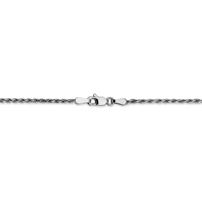 WB Choice Jewelry Necklaces 10k White Gold 16mm DC Machine Made Rope ChainWBC10W01420 WB Choice Jewelry Necklaces 10k White Gold 16mm DC Machine Made Rope ChainWBC10W01420