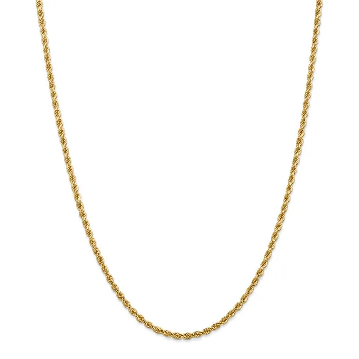 WB Choice Jewelry Necklaces 14k 275mm Diamondcut Rope with Lobster Clasp ChainWBC021L18 WB Choice Jewelry Necklaces 14k 275mm Diamondcut Rope with Lobster Clasp ChainWBC021L18