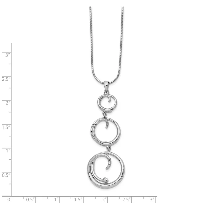 WB Choice Jewelry Necklaces SS White Ice 02ct Diamond NecklaceWBCQW26618 WB Choice Jewelry Necklaces SS White Ice 02ct Diamond NecklaceWBCQW26618