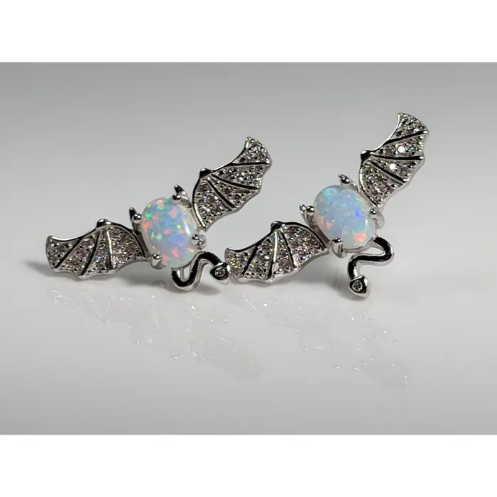 Bat Jewelry Created Opal Sterling Silver Monica Rings