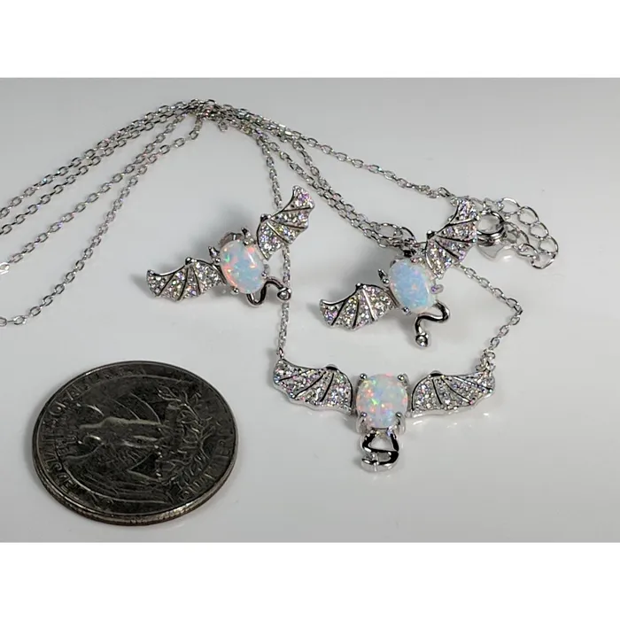 Bat Jewelry Created Opal Sterling Silver Monica Rings