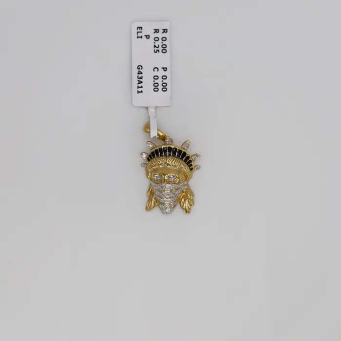 Diamond Statue of Liberty Pendant imakegrillzcom Necklaces