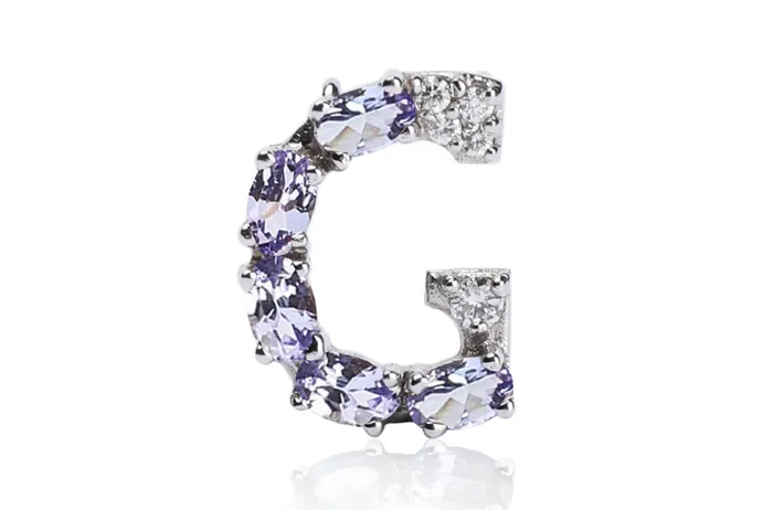 Necklaces Cufflinks Letter G Initial 18kt Gold Albert Hern