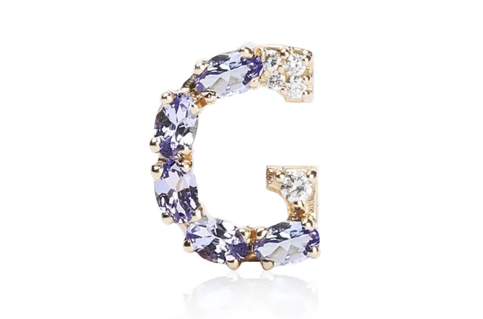 Necklaces Cufflinks Letter G Initial 18kt Gold Albert Hern