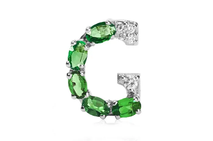 Necklaces Cufflinks Letter G Initial 18kt Gold Albert Hern