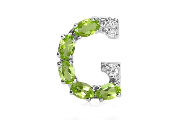 Necklaces Cufflinks Letter G Initial 18kt Gold Albert Hern