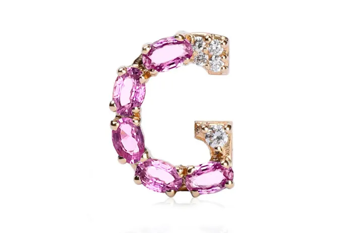 Necklaces Cufflinks Letter G Initial 18kt Gold Albert Hern