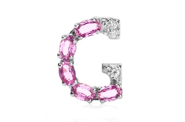 Necklaces Cufflinks Letter G Initial 18kt Gold Albert Hern