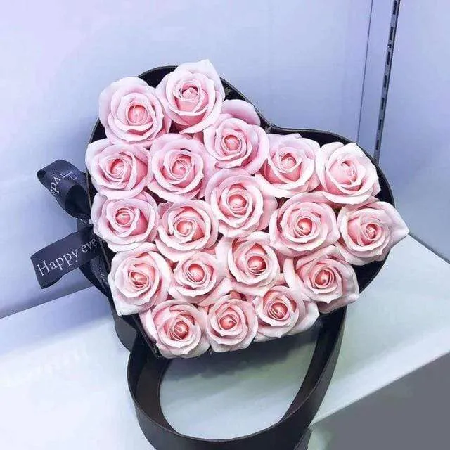 Necklaces Madeofrose Forever Roses Heart Box
