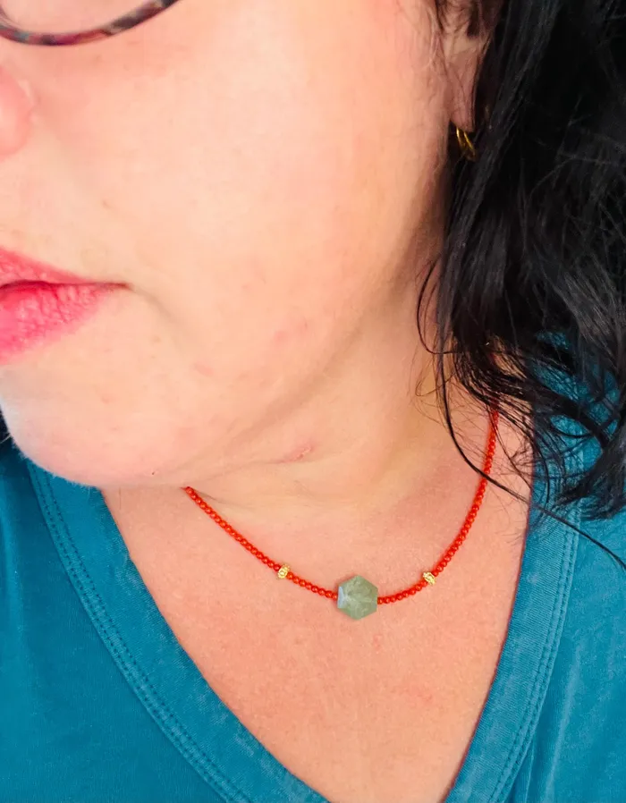 Vintage Paris Jewelry Necklaces Italian Coral Beaded Necklace Chalcedony Stars Gold Filled Handmade Vintage Paris Jewelry Necklaces Italian Coral Beaded Necklace Chalcedony Stars Gold Filled Handmade
