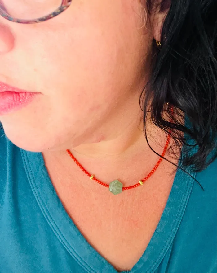 Vintage Paris Jewelry Necklaces Italian Coral Beaded Necklace Chalcedony Stars Gold Filled Handmade Vintage Paris Jewelry Necklaces Italian Coral Beaded Necklace Chalcedony Stars Gold Filled Handmade