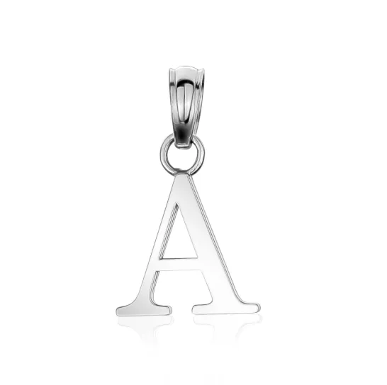 10kt White Gold Initial Charm All Letters Available Independent Jewellers Charm Necklaces
